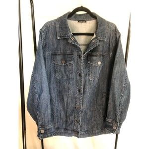 Universal Standard Denim Utility Jacket / Chore Jacket- Size XL